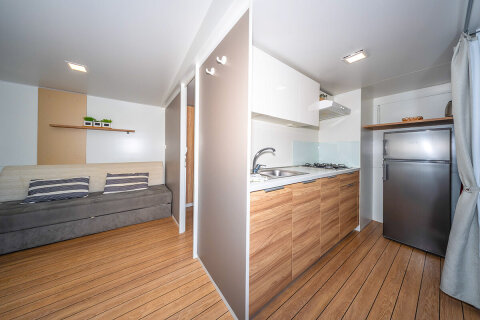 Resort Jezera Lovišća - mobilhome Comfort, ostrov Murter, Chorvatsko