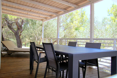 Resort Jezera Lovišća - mobilhome Comfort, ostrov Murter, Chorvatsko