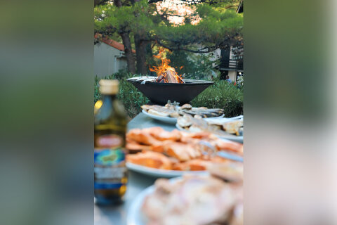 Apartmány Urania Family Resort - grilovací večer, Baška Voda, Makarská Riviéra, Chorvatsko