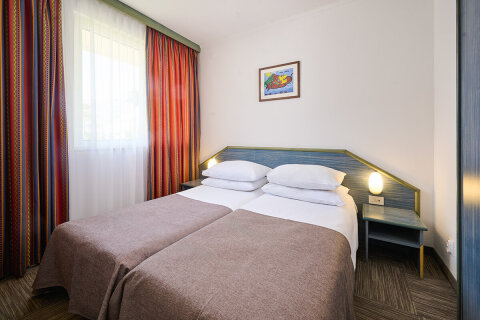 Dvoulůžkový pokoj Standard (bez balkónu), Aminess Laguna Maradiso Hotel***, Novigrad - Cittanova, Istrie, Chorvatsko