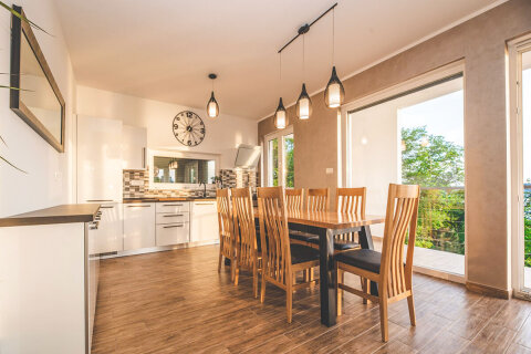 Prázdninový dům Grace - kuchyň s jídelnou, Jadranovo, Crikvenická riviéra, Chorvatsko