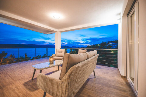 Prázdninový dům Grace - terasa, Jadranovo, Crikvenická riviéra, Chorvatsko