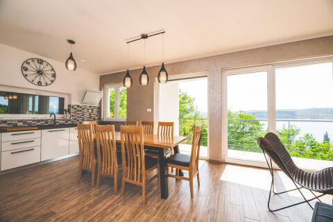 Prázdninový dům Grace - kuchyň s jídelnou, Jadranovo, Crikvenická riviéra, Chorvatsko