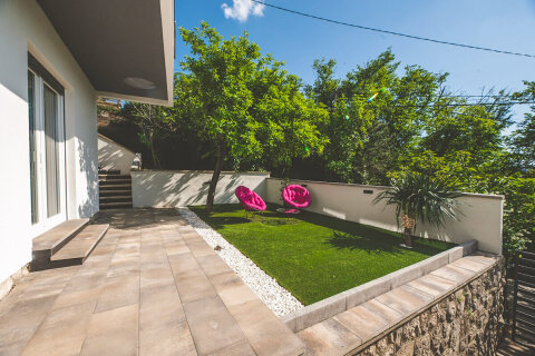 Prázdninový dům Grace - terasa, Jadranovo, Crikvenická riviéra, Chorvatsko