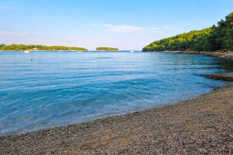 Prázdninový dům Chiara - oblázková pláž Guvnina 260 m od domu, Premantura, Istrie, Chorvatsko