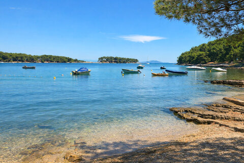 Prázdninový dům Chiara - oblázková pláž Guvnina 260 m od domu, Premantura, Istrie, Chorvatsko