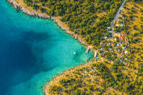 Prázdninový dům Mila - zátoka Kanić pod domem, ostrov Pag, Chorvatsko
