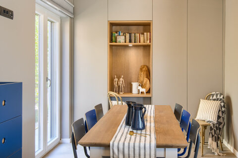 Prázdninový dům Lunjsko - jídelna, Stara Novalja, ostrov Pag, Chorvatsko