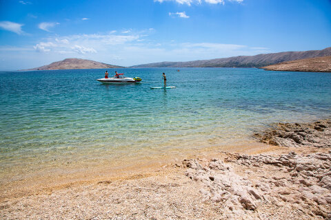 Prázdninový dům Katja - oblázková pláž Ručica 1,5 km od domu, Metajna, ostrov Pag, Chorvatsko