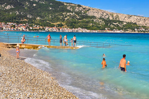 Apartmány Marijo - pláž Vela 340 m od domu, Baška, ostrov Krk, Chorvatsko