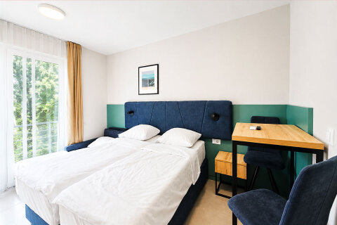 Superior bungalov pro 2–3 osoby, Holiday Village Sagitta***, Lokva Rogoznica, Omišská riviéra, Chorvatsko