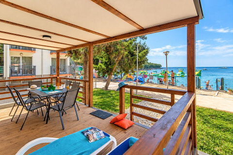 Mobilhome Deluxe Sea View pro 4–6 osob, Banjole, Istrie, Chorvatsko