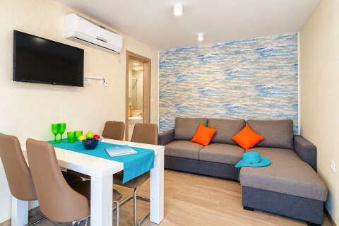Mobilhome Deluxe Sea View pro 4–6 osob, Banjole, Istrie, Chorvatsko