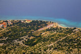 Ostrov Pag, apartmány Mandre, Chorvatsko