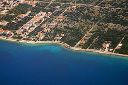 Ostrov Pag, apartmány Mandre, Chorvatsko