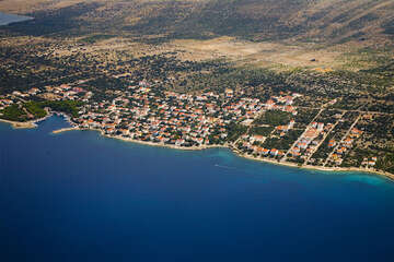 Ostrov Pag, apartmány Mandre, Chorvatsko