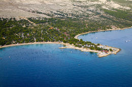 Kemp Šimuni, Ostrov Pag, Chorvatsko 