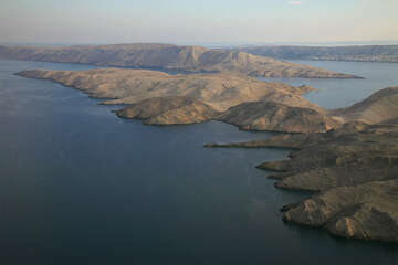 Chorvatsko, ostrov Pag, Velebitský kanál