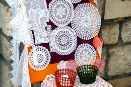 Pažská krajka, město Pag, ostrov Pag, Chorvatsko