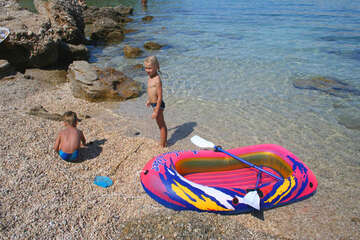 Pag-Bošana - dovolená s dětmi, ostrov Pag, Chorvatsko