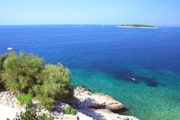 Apartmány Paško: apartmán A2 pre 4-5 osôb, <br />
1. poschodie