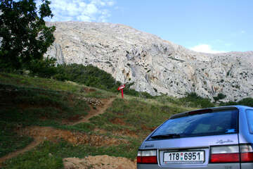 Chorvatsko, ostrov Pag, výstup na Sv. Vid