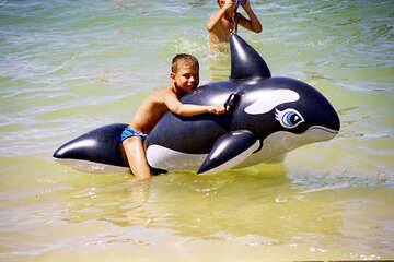 Písečná pláž Planjka, Stará Novalja, ostrov Pag, Chorvatsko