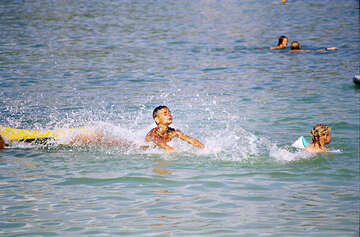 Písečná pláž Planjka, Stará Novalja, ostrov Pag, Chorvatsko