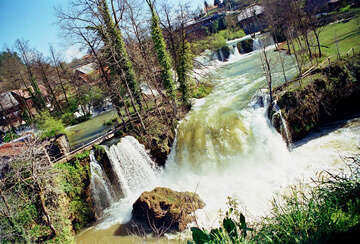 Chorvatsko, Slunj vodopády