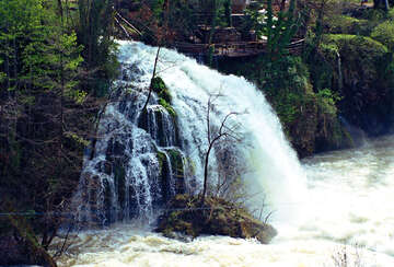 Chorvatsko, Slunj vodopády